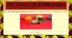 Desktop Screenshot of 60daysofhalloween.com